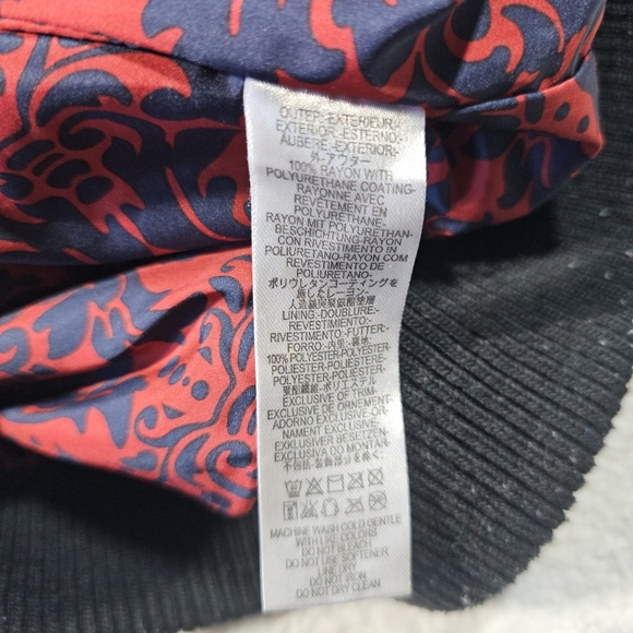 Free People Black Faux Leather Jacket with Gold Zippers - Picture 6 of 14